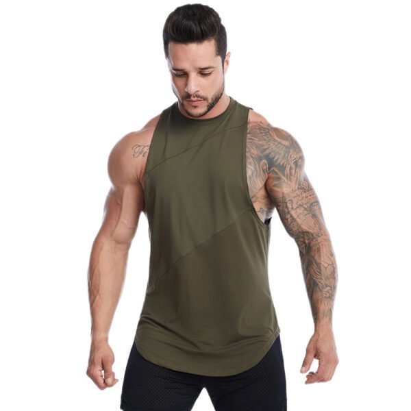 Sports undershirt men's summer loose large size sleeveless fitness clothing sweaty running basketball quick-drying tank tops